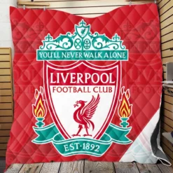 Sensational British Football Club Liverpool FC Quilt Blanket
