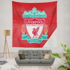 Sensational British Football Club Liverpool FC Tapestry