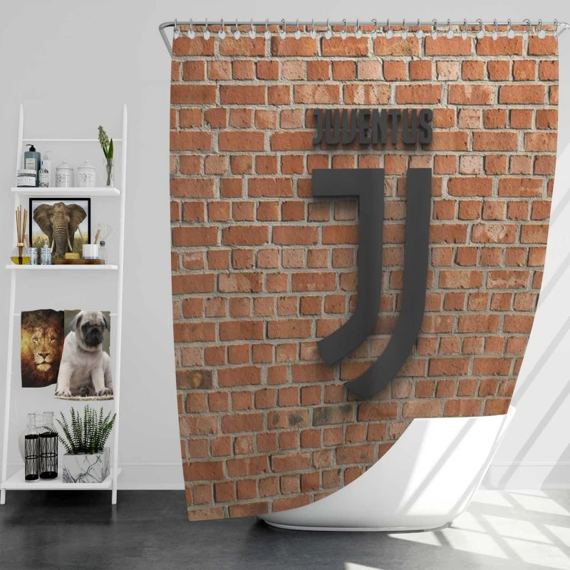 Sensational Football Club Juventus FC Shower Curtain