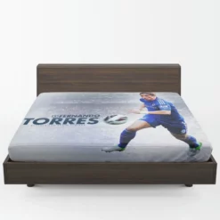 Sensational Football Player Fernando Torres Fitted Sheet 1