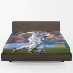 Sensational Football Player Luka Modric Fitted Sheet 1