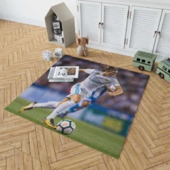 Sensational Football Player Luka Modric Rug 1