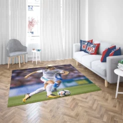 Sensational Football Player Luka Modric Rug 2