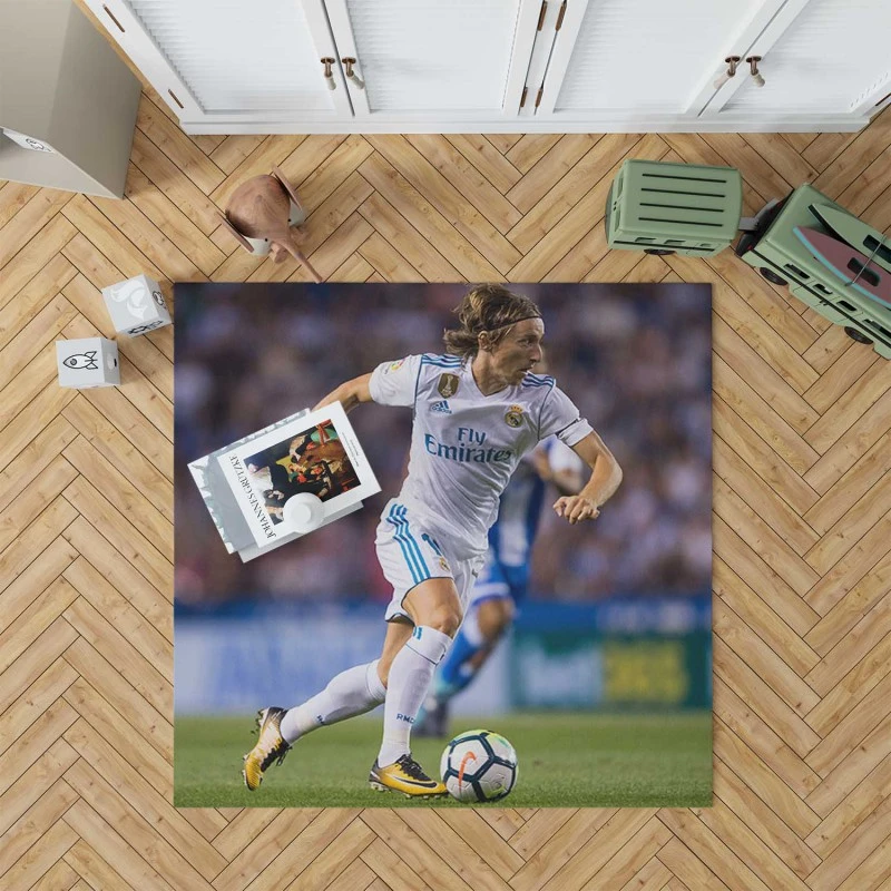 Sensational Football Player Luka Modric Rug