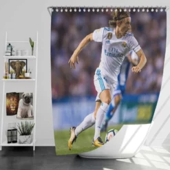 Sensational Football Player Luka Modric Shower Curtain