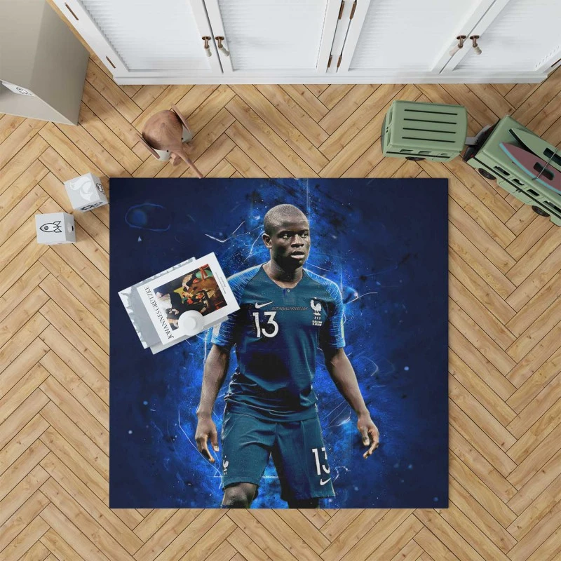 Sensational France Football Player N Golo Kante Rug