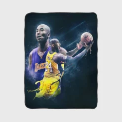 Sensational NBA Basketball Player Kobe Bryant Fleece Blanket 1