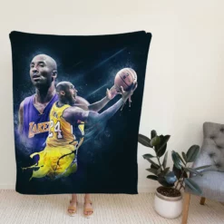 Sensational NBA Basketball Player Kobe Bryant Fleece Blanket