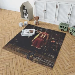 Sensational NBA Basketball Player LeBron James Rug 1