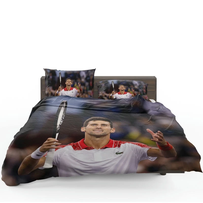 Serbian Professional Tennis Player Novak Djokovic Bedding Set