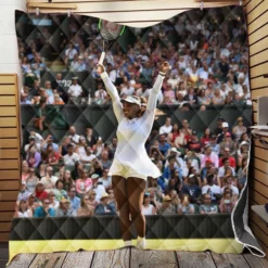 Serena Williams Excellent Tennis Player Quilt Blanket