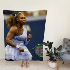 Serena Williams Wimbledon Player Fleece Blanket