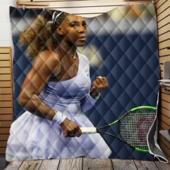 Serena Williams Wimbledon Player Quilt Blanket