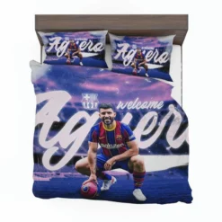 Sergio Aguero Consistent Baca Football Player Bedding Set 1