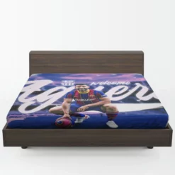 Sergio Aguero Consistent Baca Football Player Fitted Sheet 1