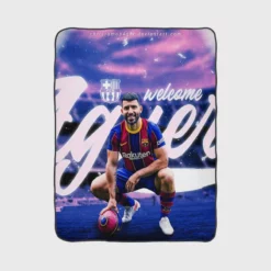 Sergio Aguero Consistent Baca Football Player Fleece Blanket 1