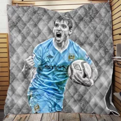 Sergio Aguero Dependable City Soccer Player Quilt Blanket