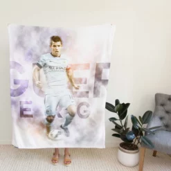 Sergio Aguero Elite Manchester City Sports Player Fleece Blanket