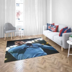 Sergio Aguero Extraordinary Football Player Rug 2