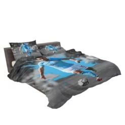 Sergio Aguero Goal Driven Soccer Player Bedding Set 2