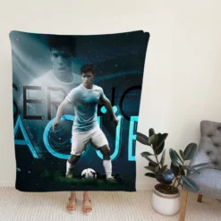 Sergio Aguero Manchester City Club Fleece Blanket