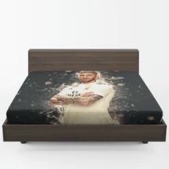 Sergio Ramos Powerful Soccer Player Fitted Sheet 1