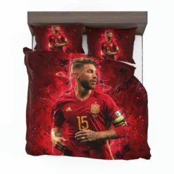 Sergio Ramos Professional Spanish Footballer Bedding Set 1