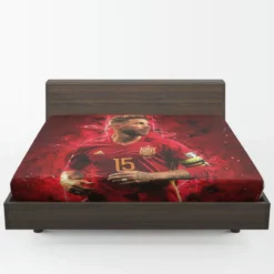 Sergio Ramos Professional Spanish Footballer Fitted Sheet 1