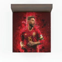 Sergio Ramos Professional Spanish Footballer Fitted Sheet