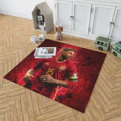 Sergio Ramos Professional Spanish Footballer Rug 1