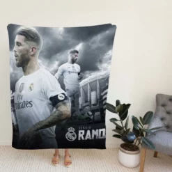 Sergio Ramos Supercopa de Espana Player Fleece Blanket