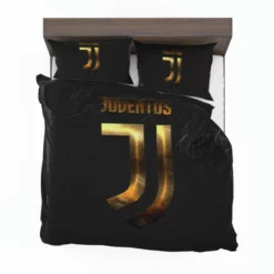 Serie A Football Club Juve Logo Bedding Set 1