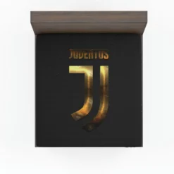 Serie A Football Club Juve Logo Fitted Sheet