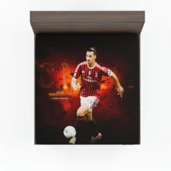 Serie A Football Player Zlatan Ibrahimovic Fitted Sheet