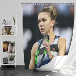 Simona Halep Australian Open Tennis Player Shower Curtain