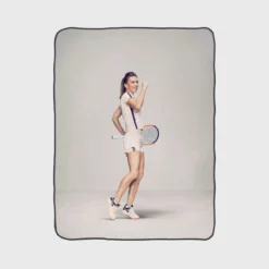 Simona Halep Humble Tennis Fleece Blanket 1