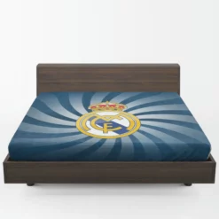 Soccer Ball Real Madrid Logo Fitted Sheet 1