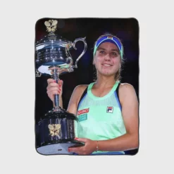 Sofia Kenin American Tennis Player Fleece Blanket 1