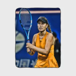 Sofia Kenin Popular Tennis Player Fleece Blanket 1