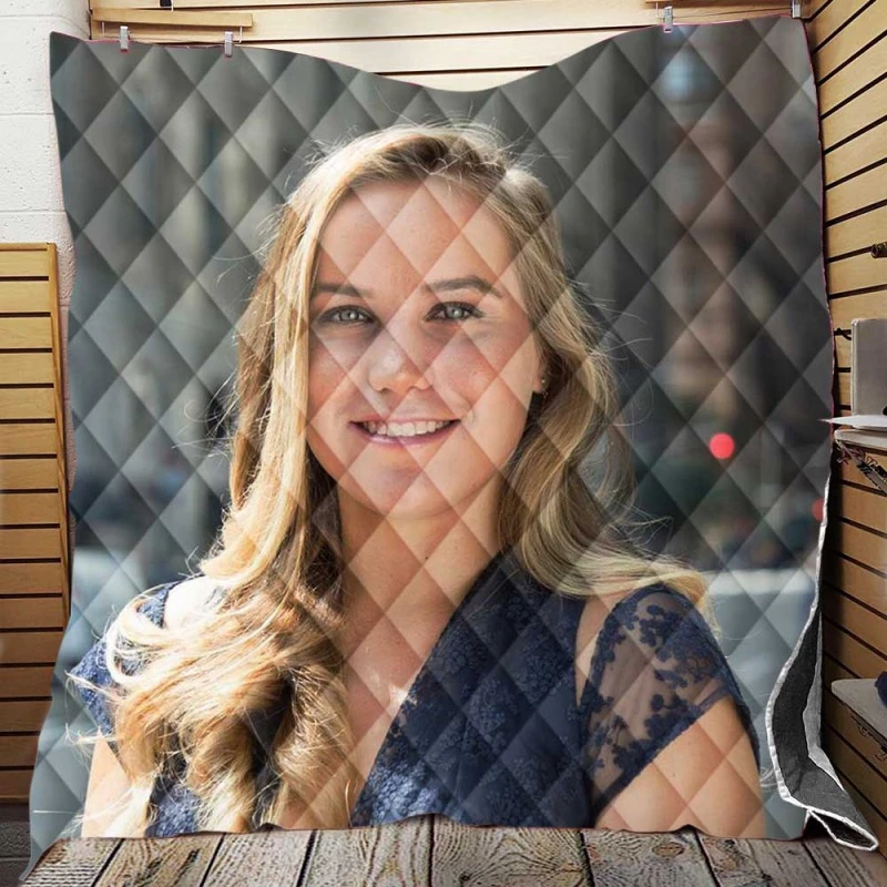 Sofia Kenin Tennis Player Quilt Blanket