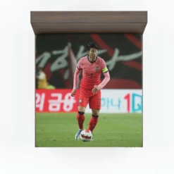 Son Heung Min Korean Fotballer Fitted Sheet