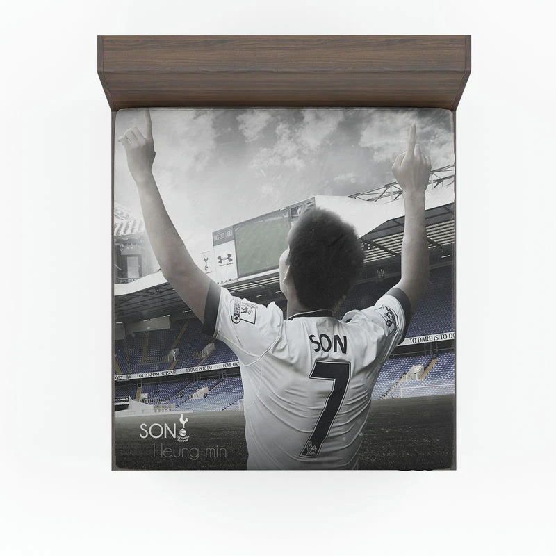 Son Heung Min Popular Football Player Fitted Sheet