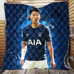 Son Heung Min Tottenham Football Player Quilt Blanket