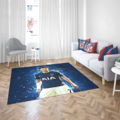 Son Heung Min Tottenham Football Player Rug 2