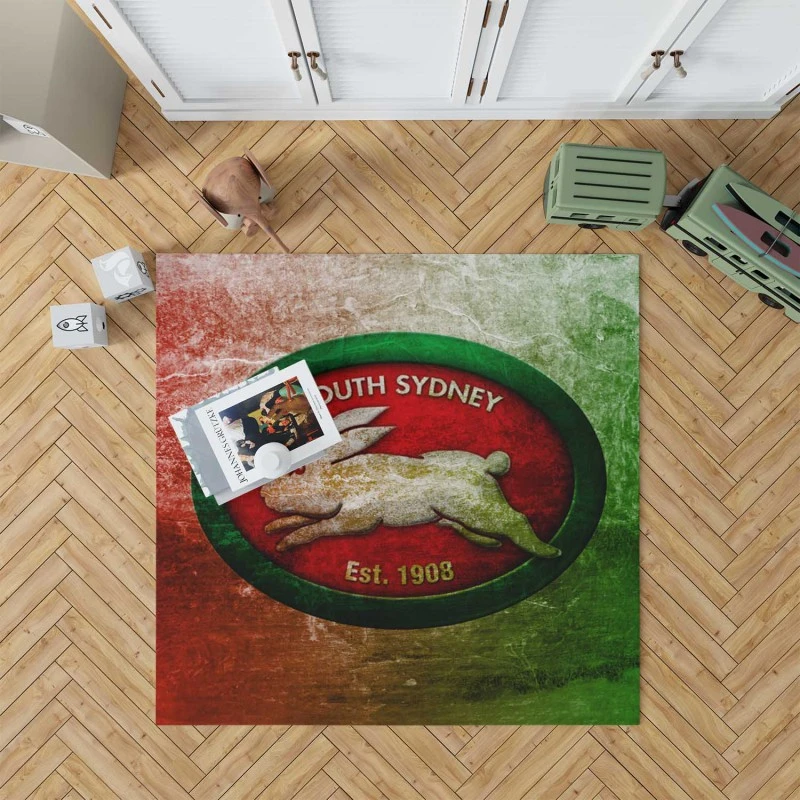 South Sydney Rabbitohs Logo Rug