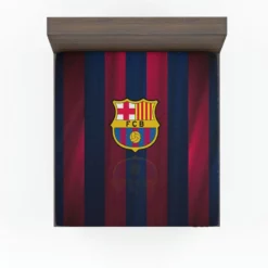 Spanish Football Club FC Barcelona Fitted Sheet