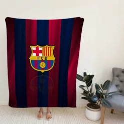 Spanish Football Club FC Barcelona Fleece Blanket