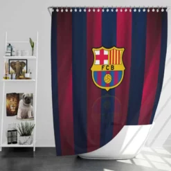 Spanish Football Club FC Barcelona Shower Curtain
