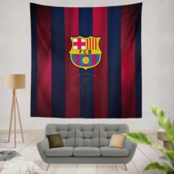 Spanish Football Club FC Barcelona Tapestry