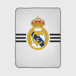 Spanish Football Club Real Madrid Fleece Blanket 1